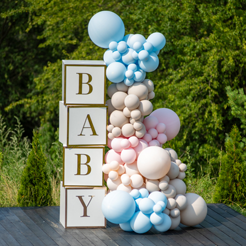 Baby Organic Balloon decor