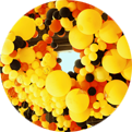 Yellow Balloon Decoration